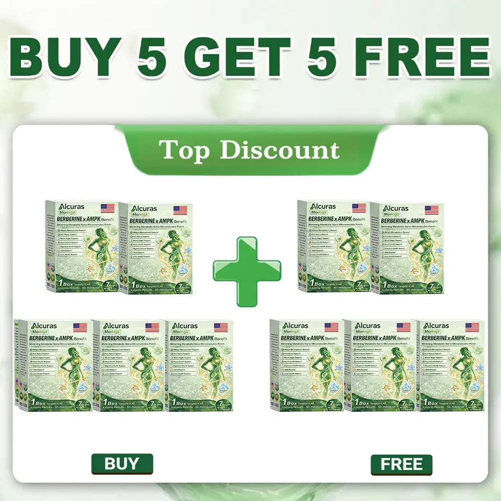 Moringa & Berberine * NAD+ 10-in-1 Advanced Nano Microneedle Patch - Image 12