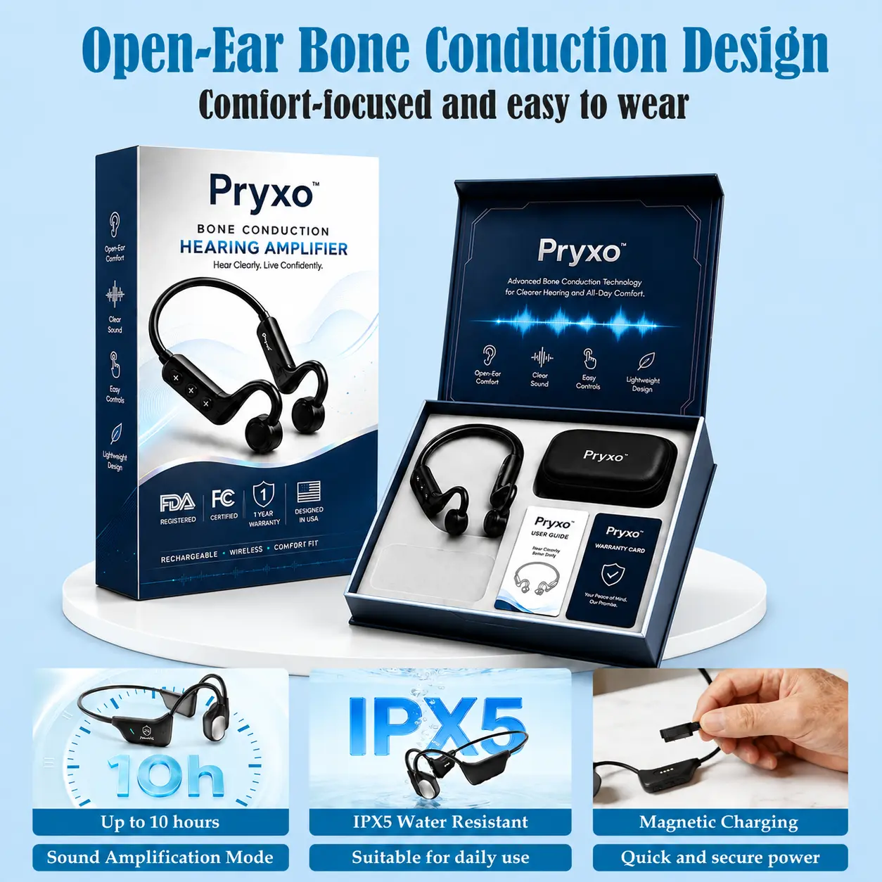Yunpso X2 Bone Conduction Hearing Aid - Image 4