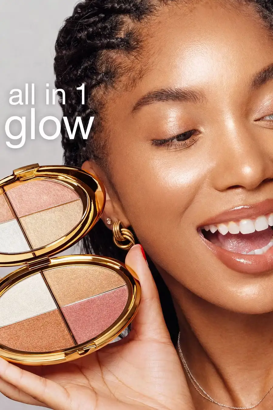Glow Wardrobe Highlighting Eye & Cheek Palette - Image 7