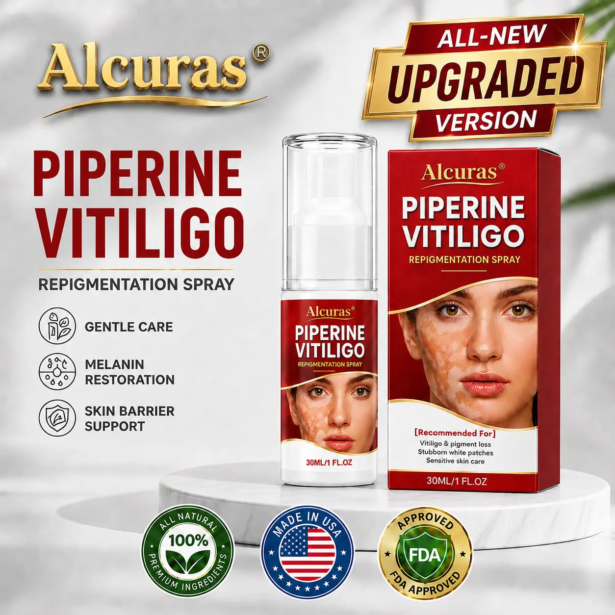 Advanced Piperine Vitiligo Repigmentation Spray
