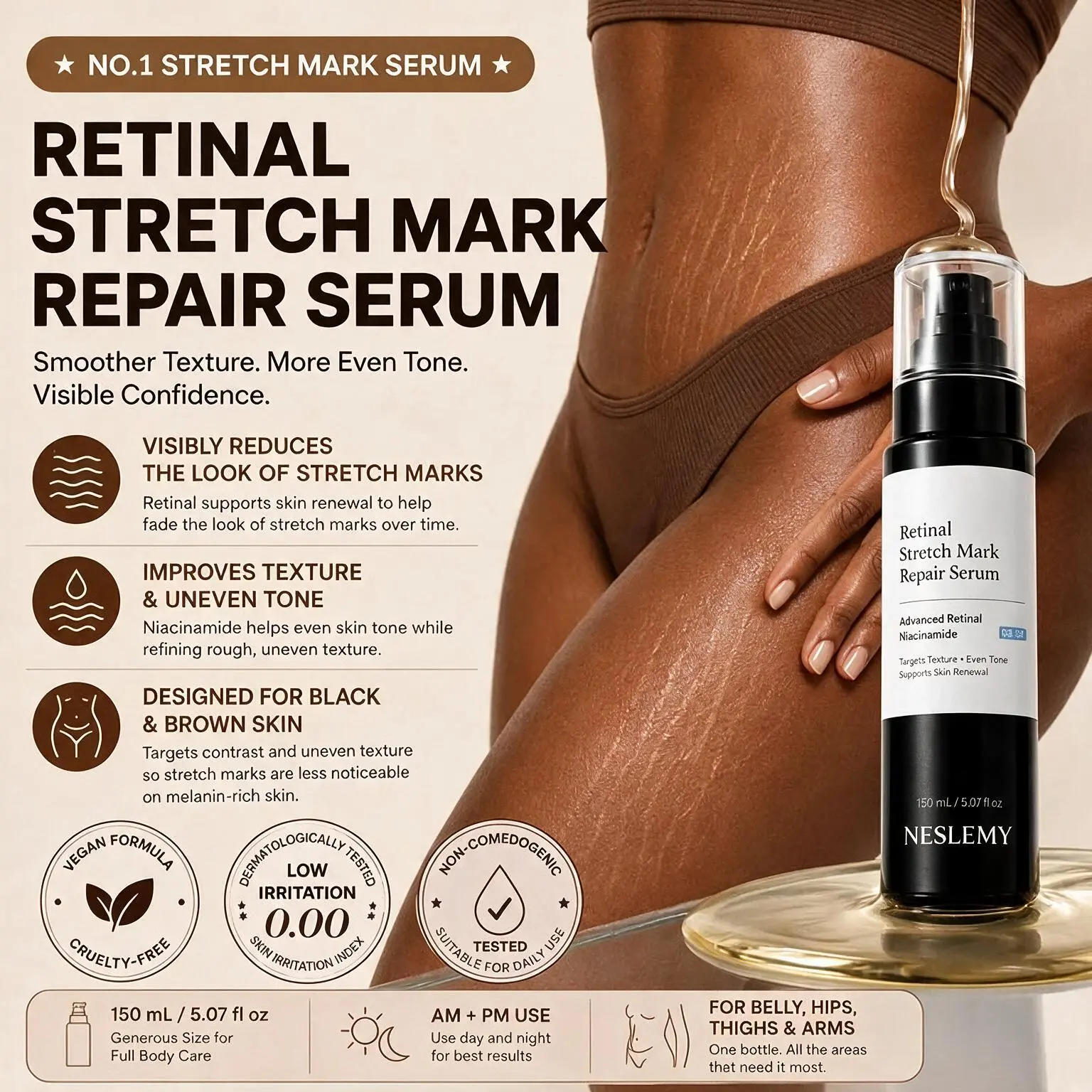 NESLEMY Advanced Retinal Stretch Mark Serum - Image 8