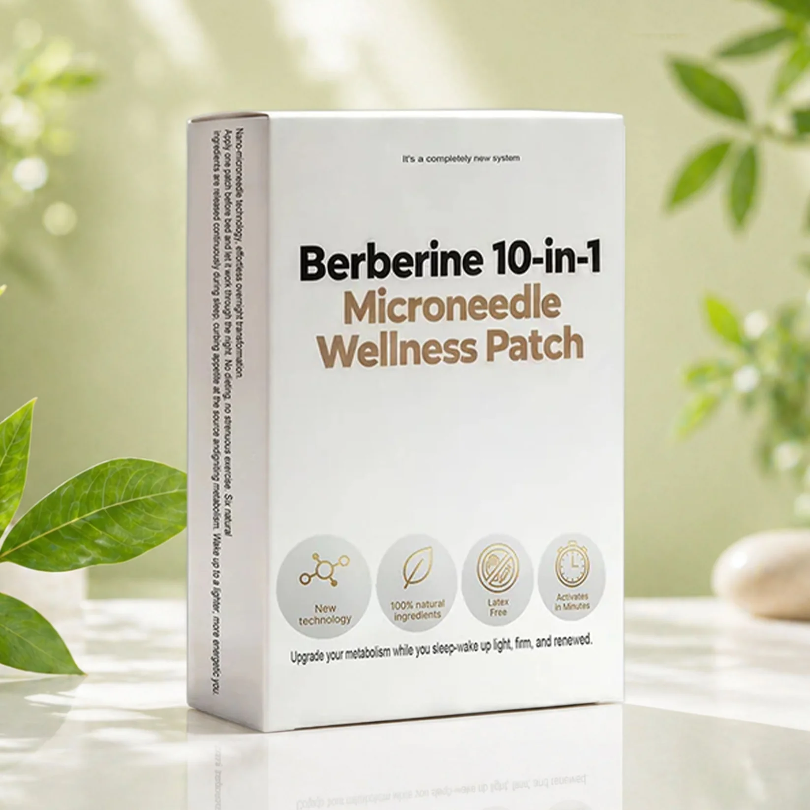JUXEK·Moringa·Berberine × NAD+ 10-in-1 Advanced Nano Microneedle Patch