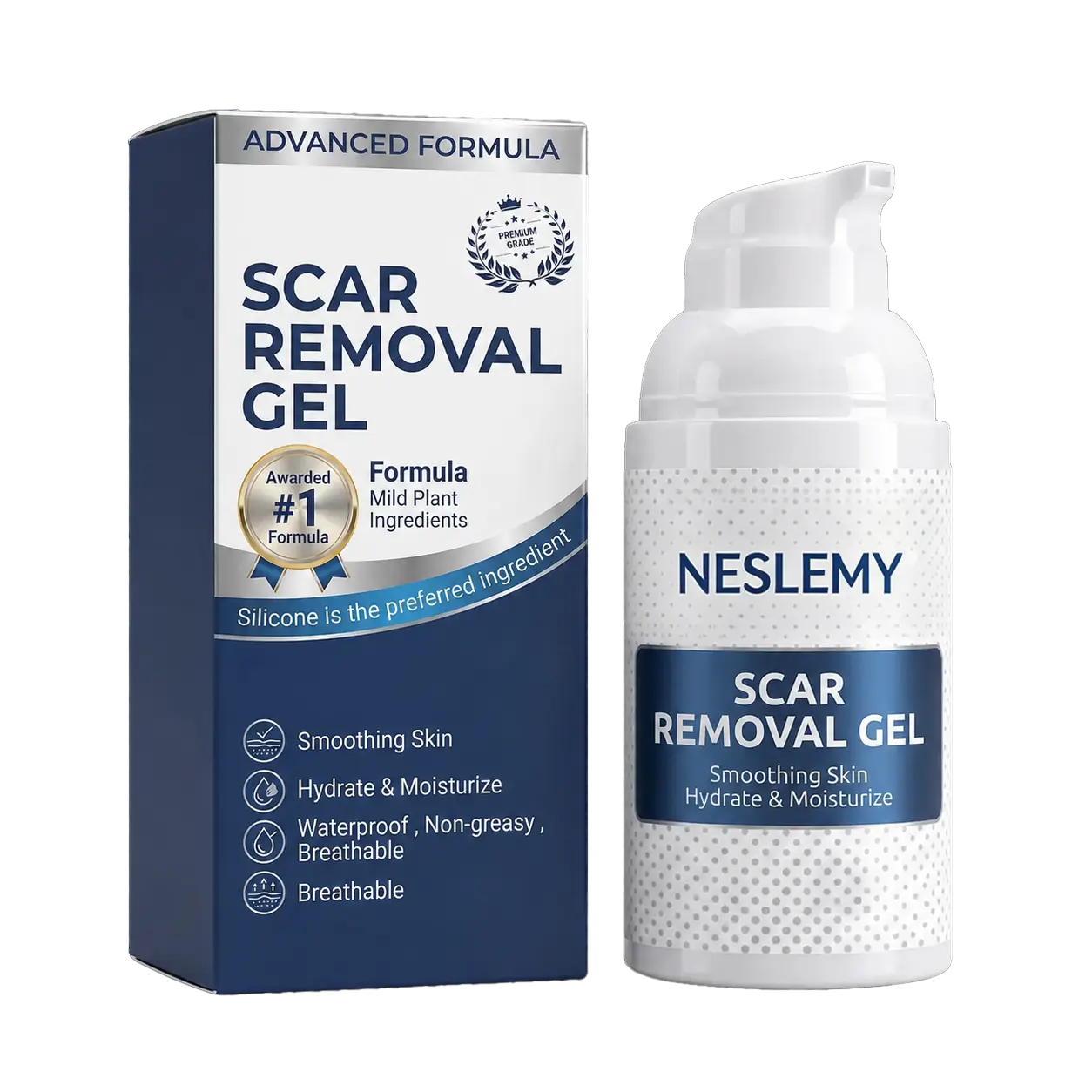 NESLEMY Scar Removel Gel Smoothing Skin Hydrate & Moisturize