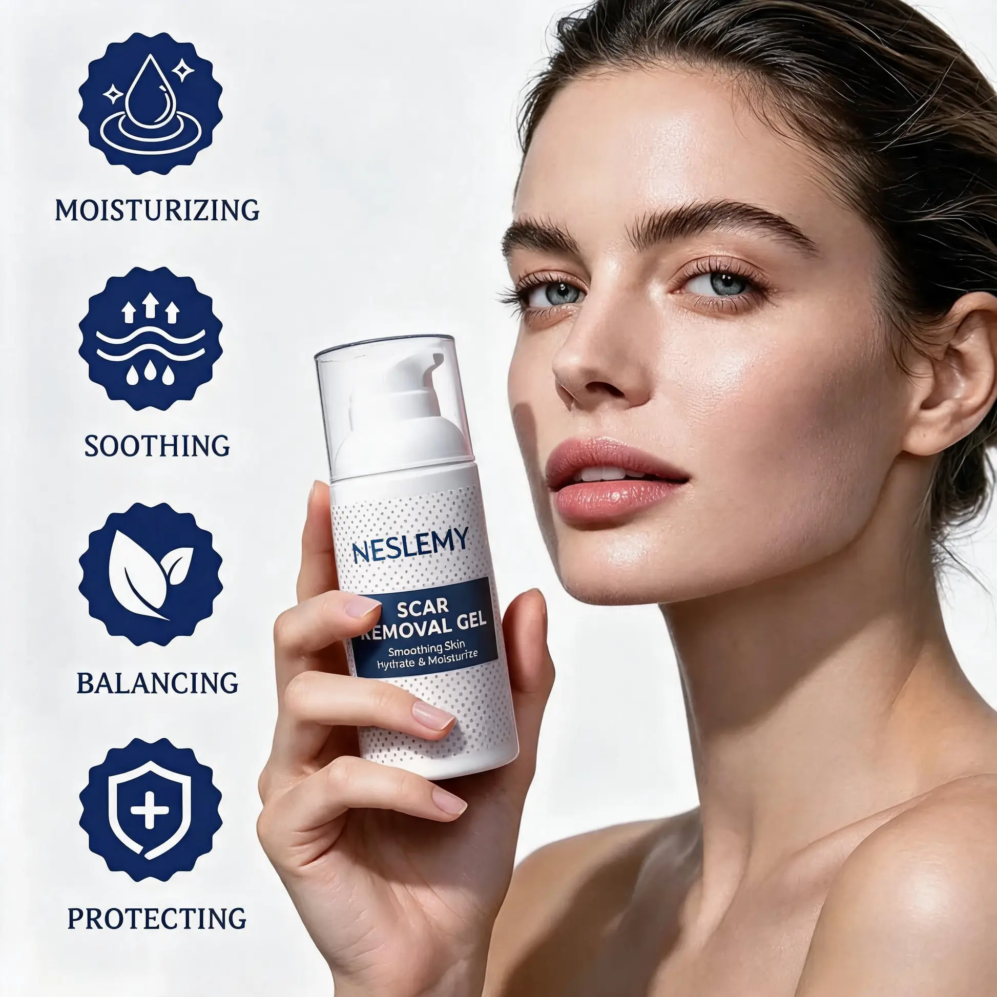 NESLEMY Scar Removel Gel Smoothing Skin Hydrate & Moisturize - Image 10