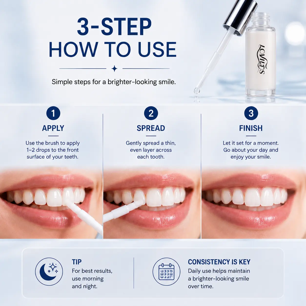 LOVILDS Tooth Polish - Instant White Smile - Image 3