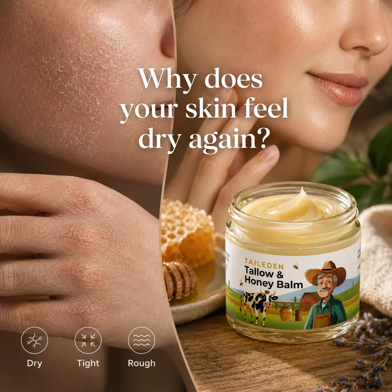 Tallow & Honey Deep Moisture Balm - Image 2